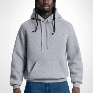 hoodie melange grey-grau-straight-outta